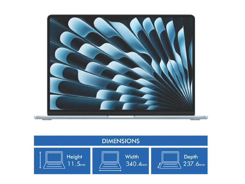 Apple MacBook Air 15" M4 chip 24GB 512GB - Sky Blue