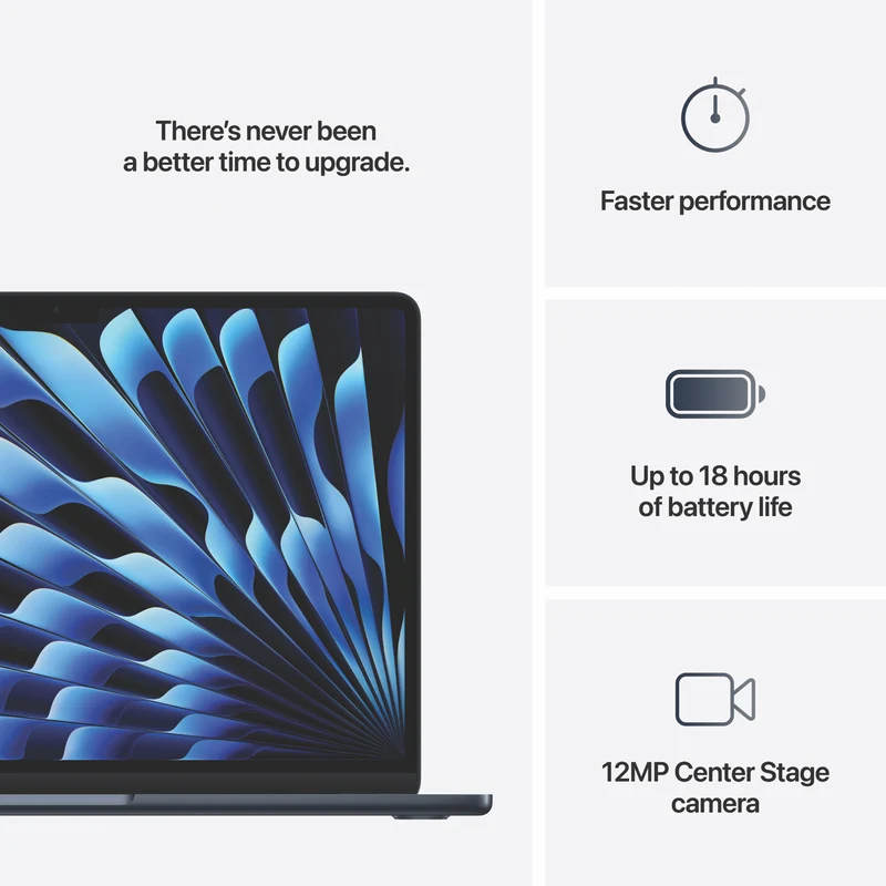 Apple MacBook Air 13" M4 chip 16GB 512GB - Midnight