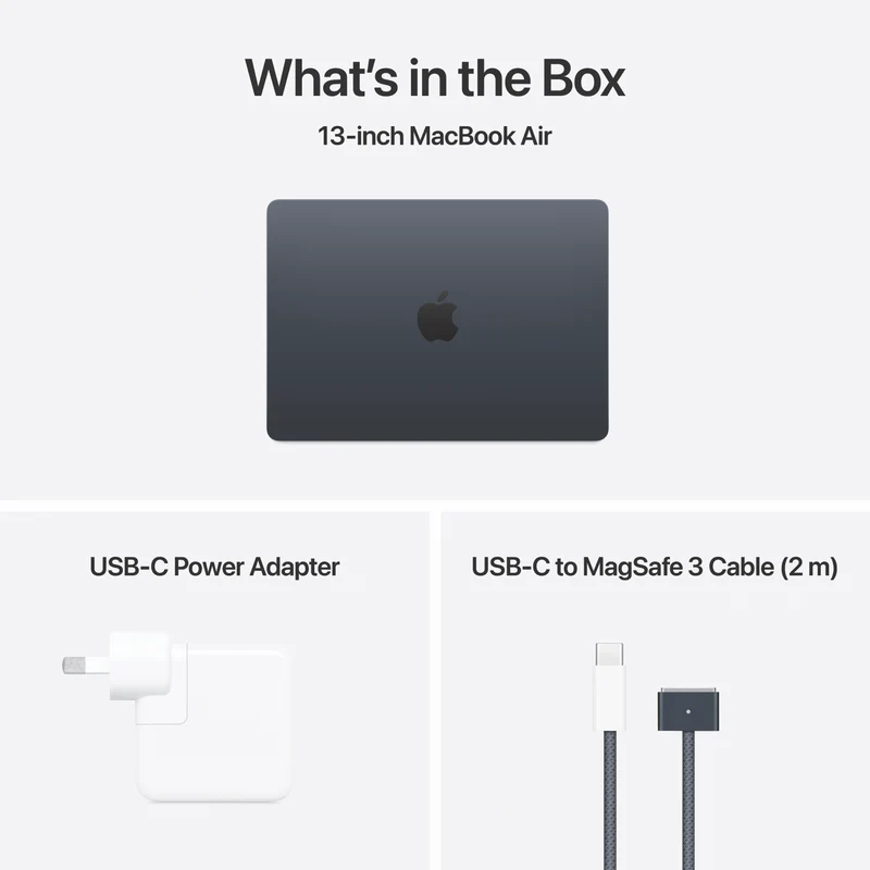 Apple MacBook Air 13" M4 chip 16GB 512GB - Midnight