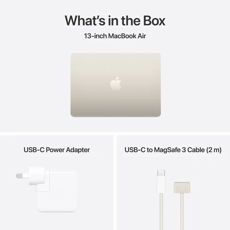 Apple MacBook Air 13" M4 chip 16GB 512GB - Starlight