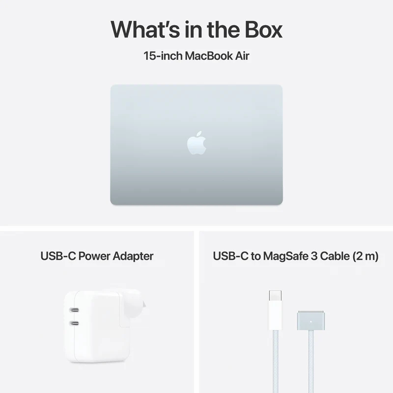 Apple MacBook Air 15" M4 chip 16GB 256GB - Sky Blue
