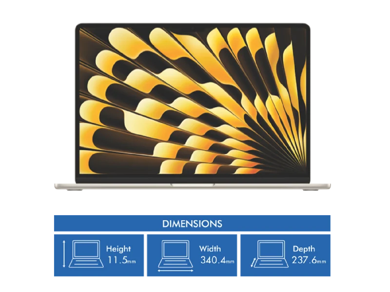 Apple MacBook Air 15" M4 chip 16GB 512GB - Starlight