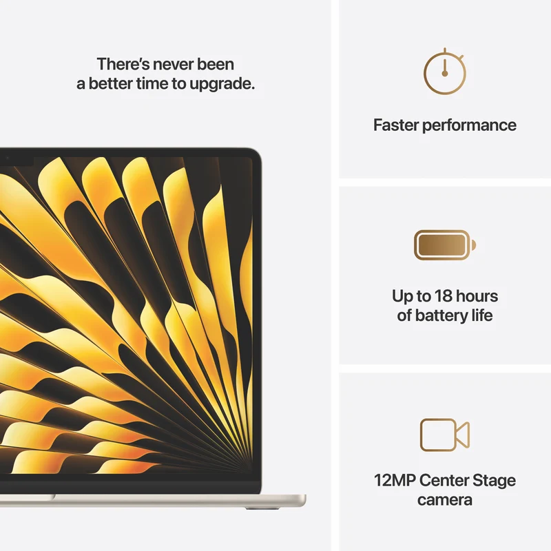 Apple MacBook Air 15" M4 chip 16GB 512GB - Starlight