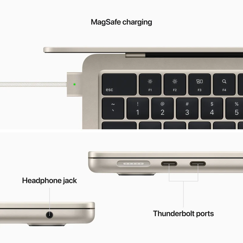 Apple MacBook Air 13" with M2 chip 16GB 256GB - Starlight
