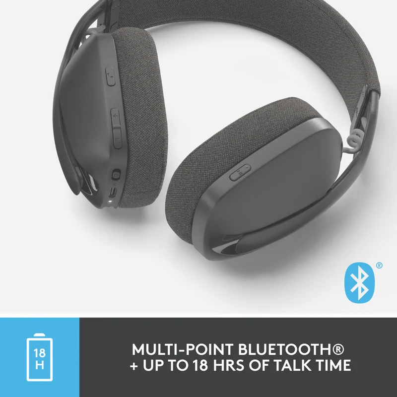 Logitech Zone Vibe 100 Headphones (Graphite)