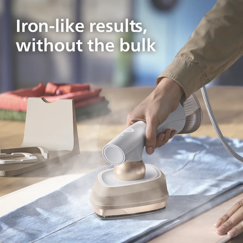 Philips OneTurn Hybrid Iron And Steamer Silk White