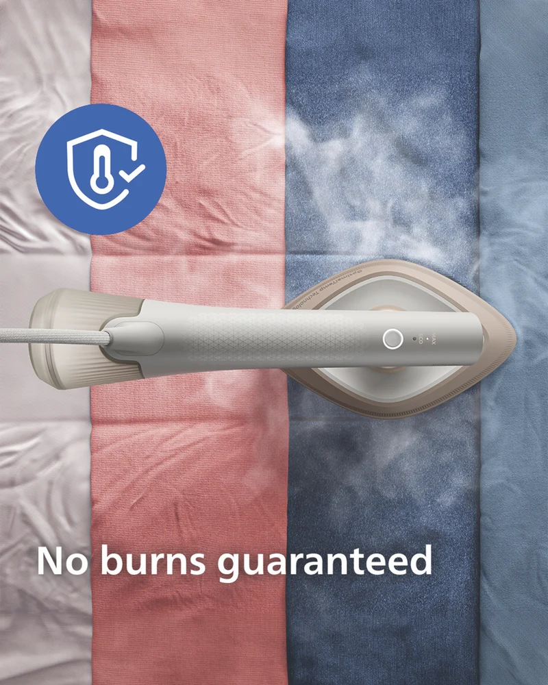 Philips OneTurn Hybrid Iron And Steamer Silk White