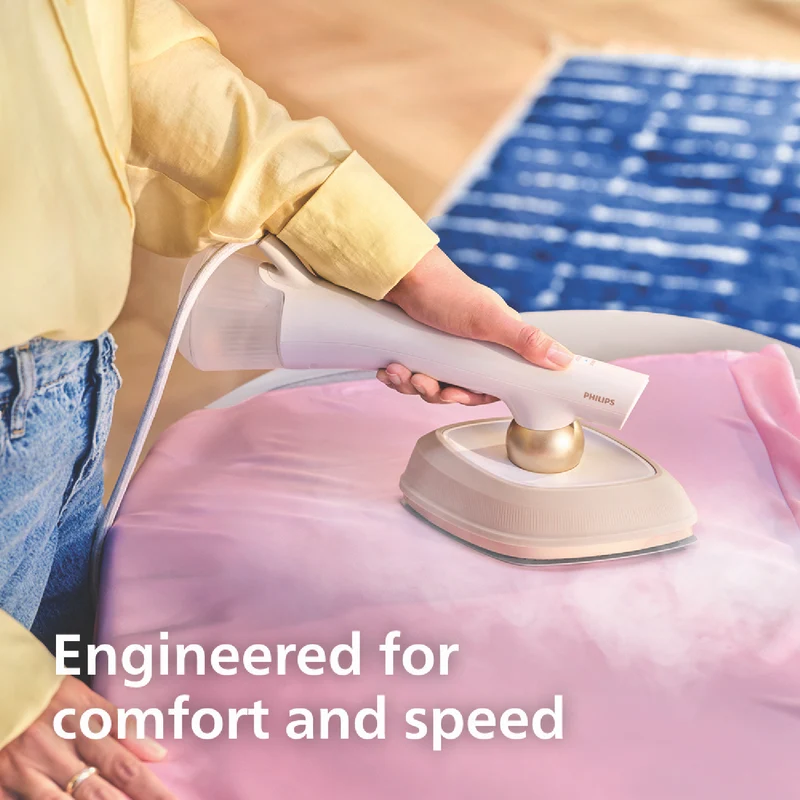 Philips OneTurn Hybrid Iron And Steamer Silk White