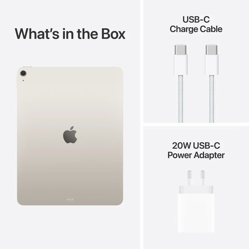 Apple iPad Air 13" M4 Wi-F 1TB - Starlight