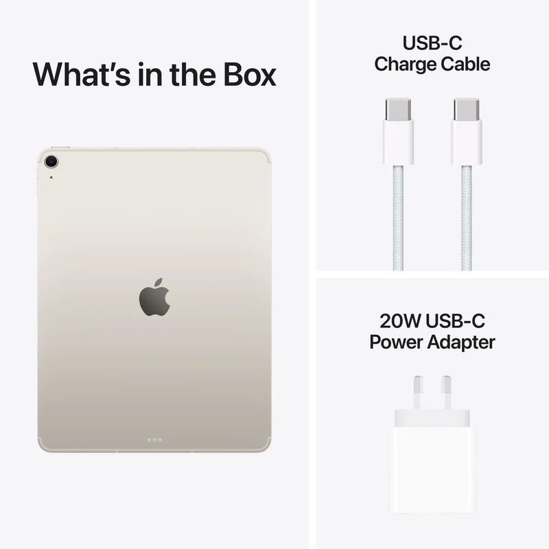 Apple iPad Air 11" M4 Wi-Fi + Cellular 1TB - Starlight
