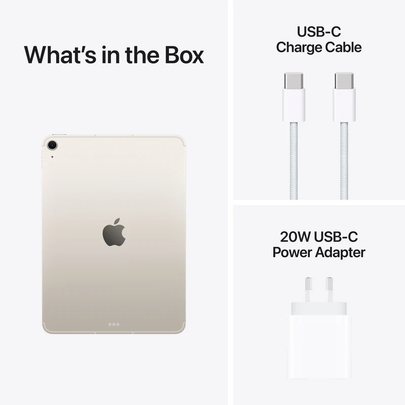 Apple iPad Air 11" M4 Wi-Fi + Cellular 256GB - Starlight
