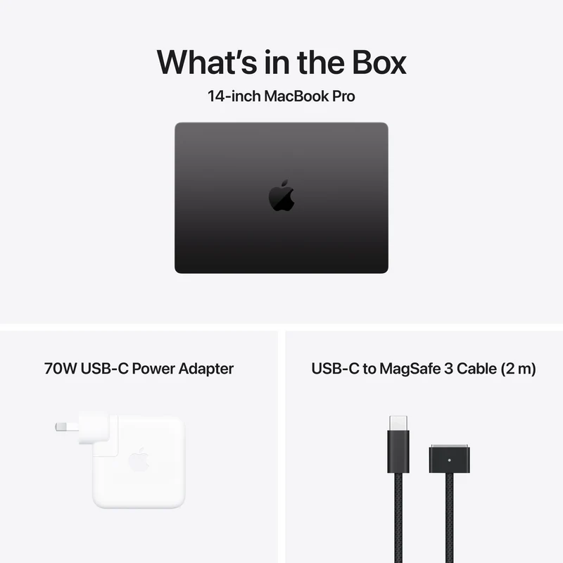 Apple MacBook Pro 14" M5 Pro chip 15-core CPU, 16-core GPU 24GB 2TB - Space Black
