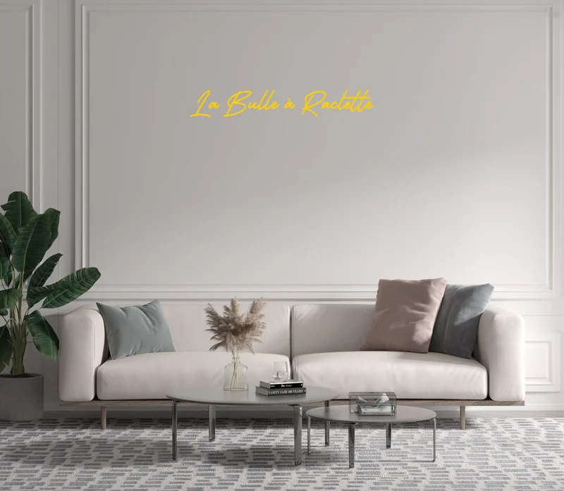 Custom text: La Bulle à Raclette