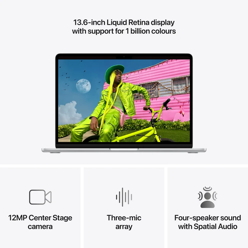 Apple MacBook Air 13" M5 chip 10-core CPU, 10-core GPU 24GB 1TB - Silver