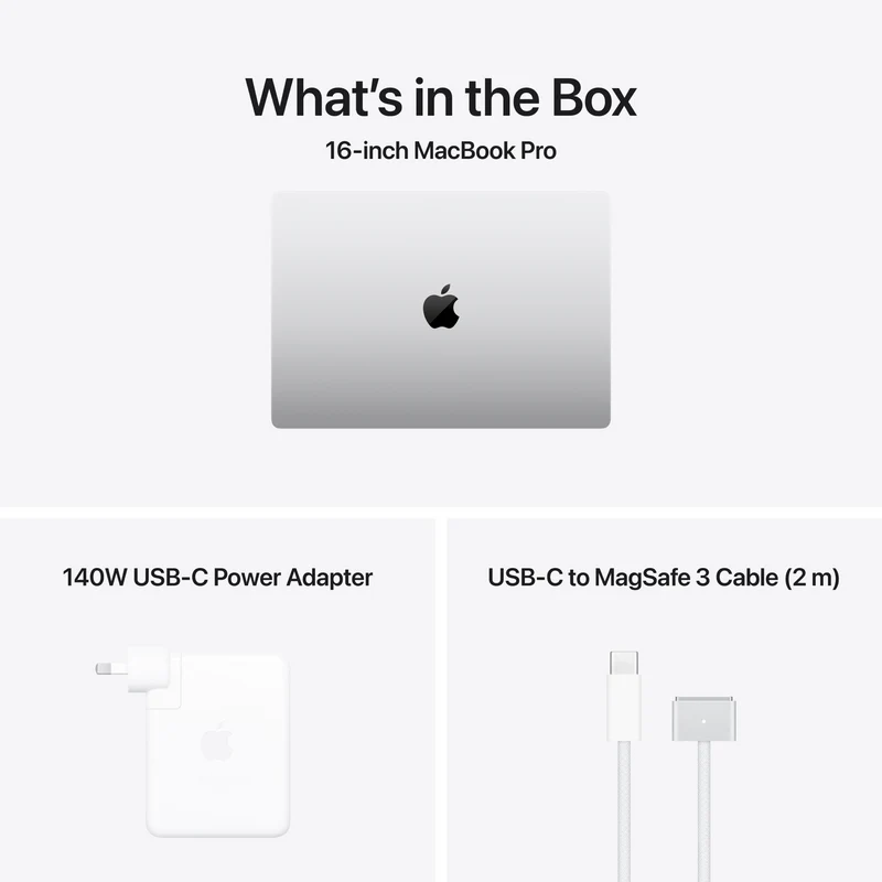 Apple MacBook Pro 16" M5 Max chip 18-core CPU, 40-core GPU 48GB 2TB - Silver