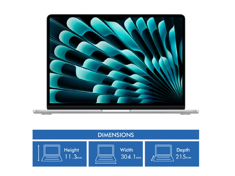 Apple MacBook Air 13" M5 chip 10-core CPU, 8-core GPU 16GB 512GB - Silver