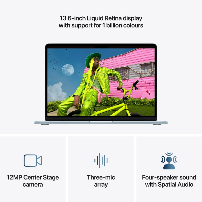 Apple MacBook Air 13" M5 chip 10-core CPU, 8-core GPU 16GB 512GB - Sky Blue