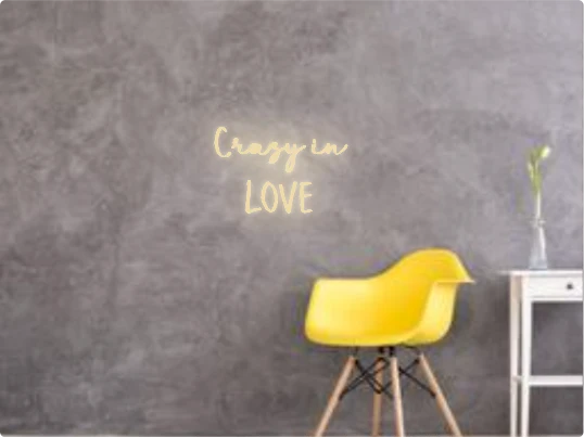 Custom text: Crazy in LOVE