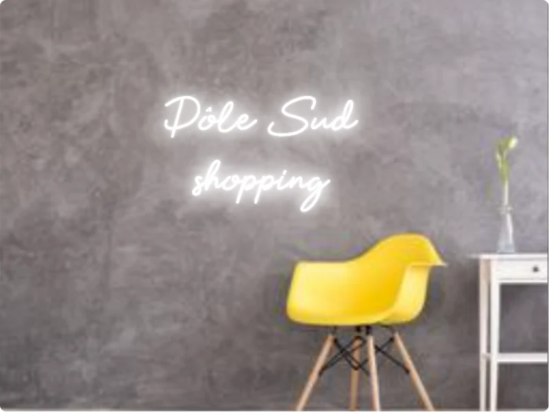 Custom text: Pôle Sud shopping