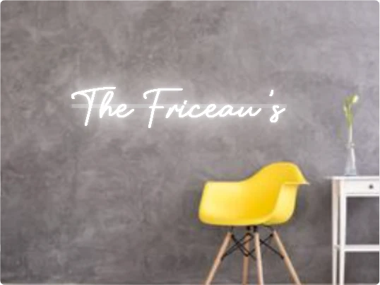 Custom text: The Friceau's