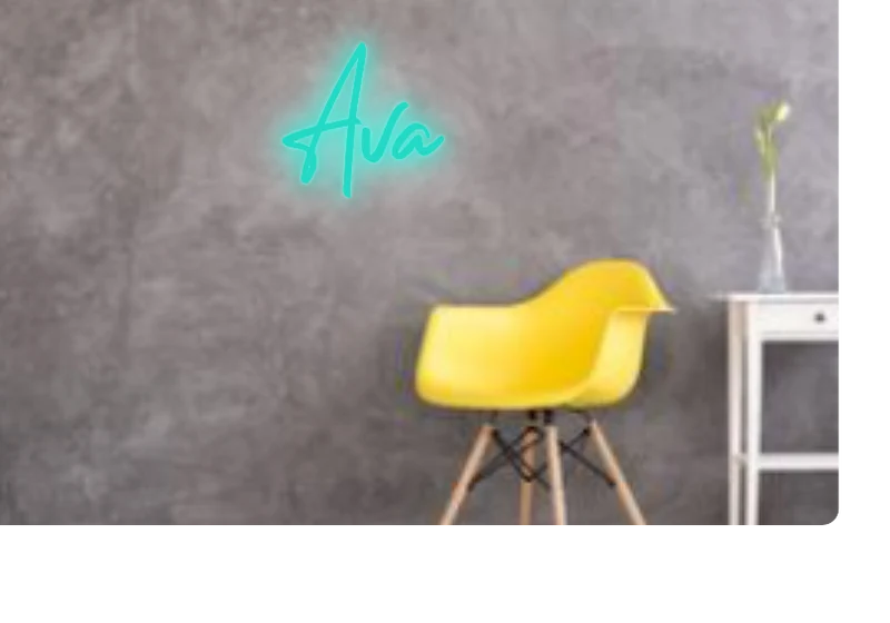 Custom text: Ava