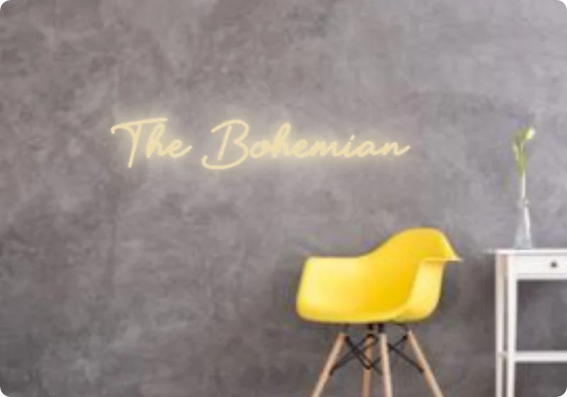 Custom text: The Bohemian