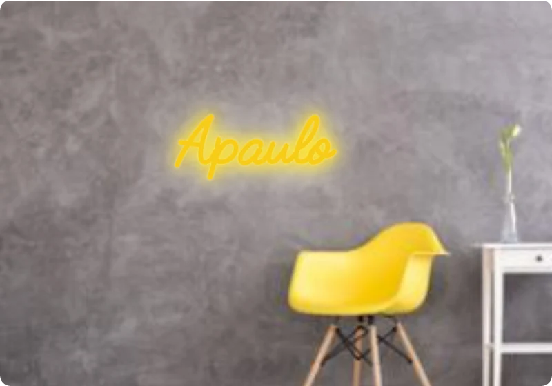 Custom text: Apaulo