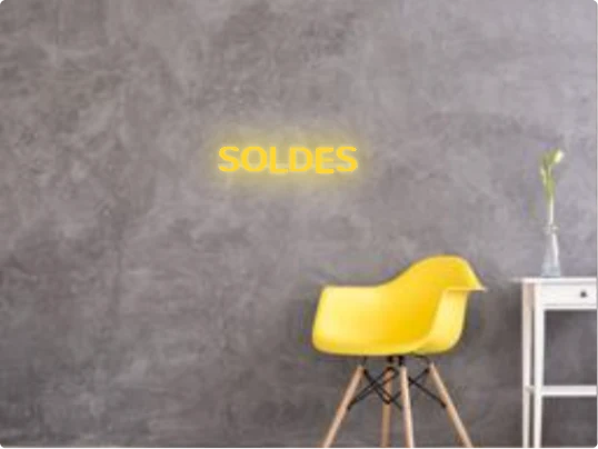 Custom text: SOLDES