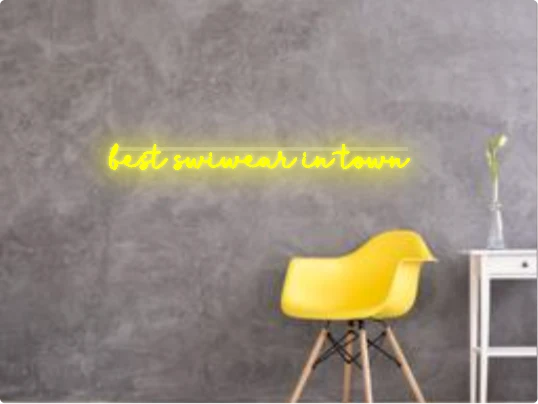 Custom text: best swiwear in town