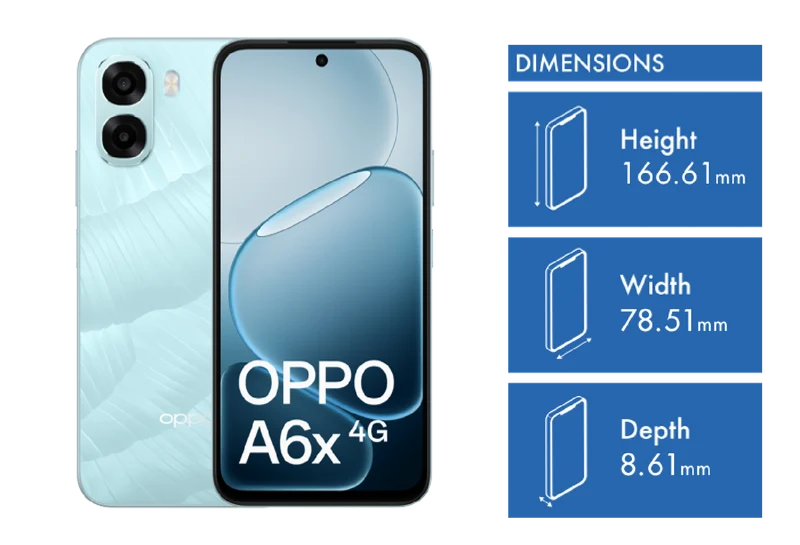 OPPO A6x 4G Ice Blue