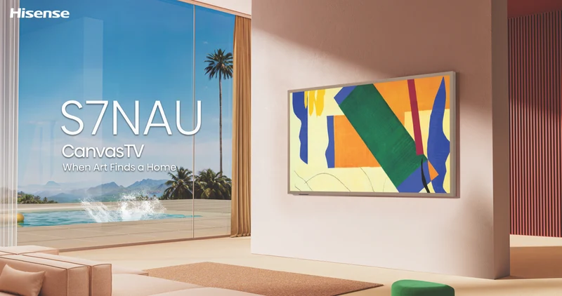 Hisense 65" Canvas S7NAU 4K QLED Smart TV 2024