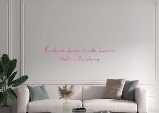 Custom text: École de danse Nicole Carvin Sidolle Academy