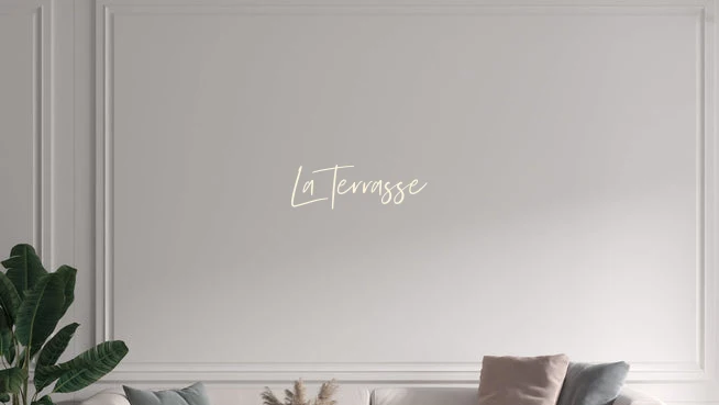 Custom text: La Terrasse