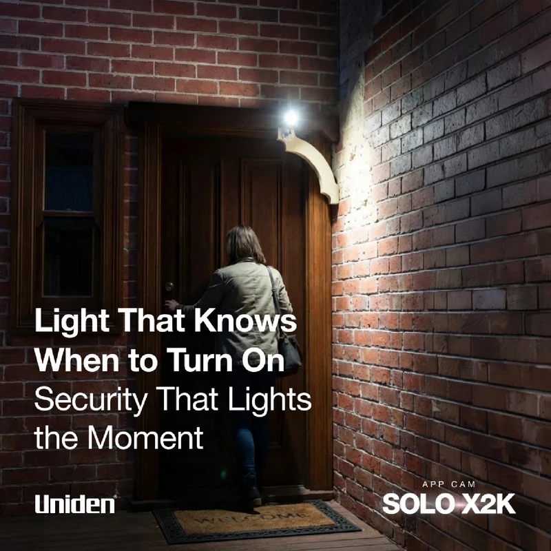Uniden Solo X 2k 3-in-1 Home Security Bundle