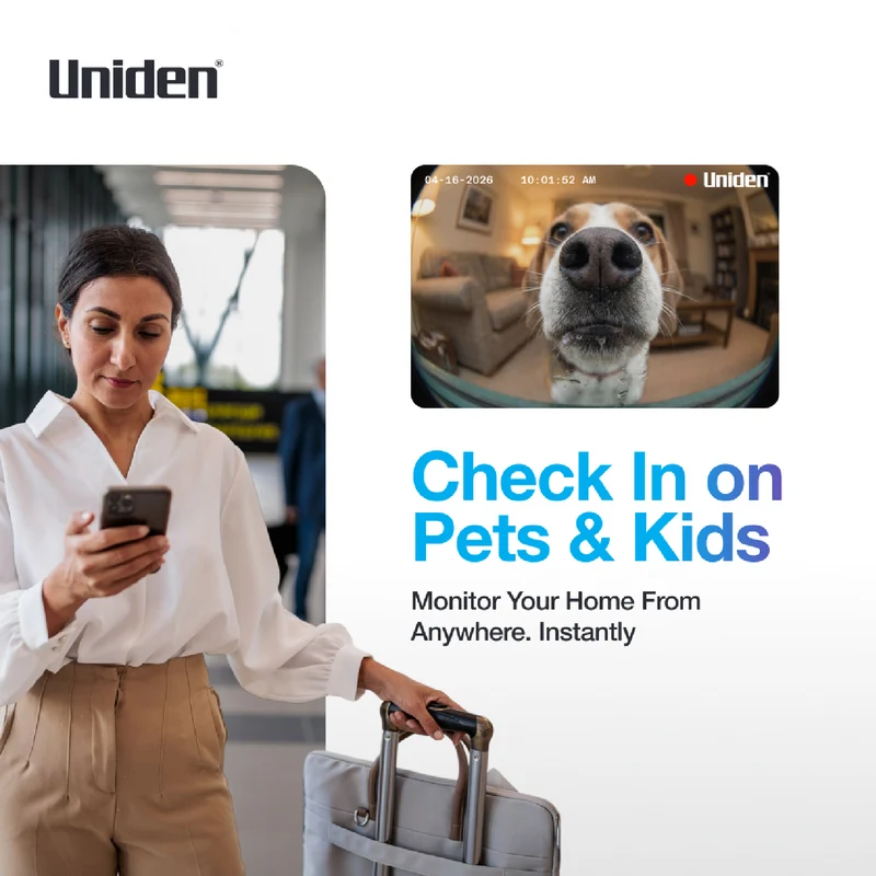 Uniden Solo X 2k 3-in-1 Home Security Bundle