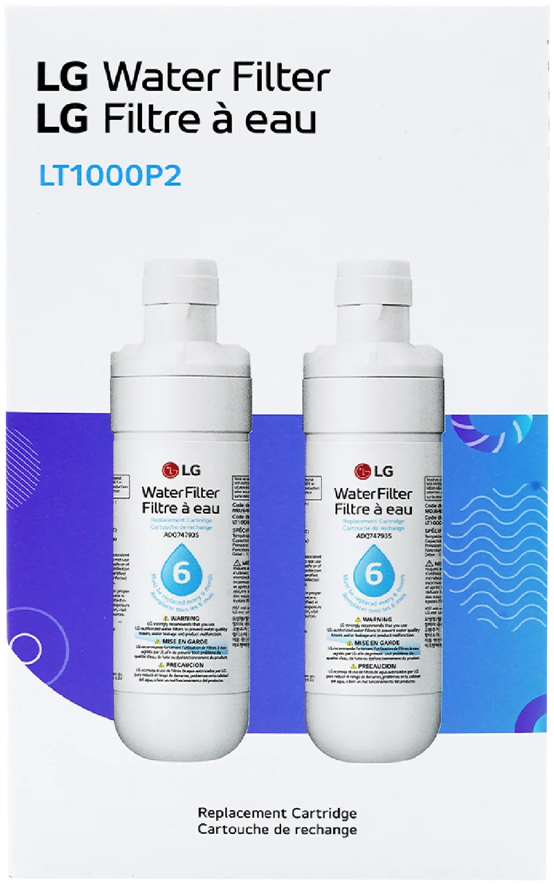 LG Water Filters to suit Internal Location for FDF Models (Twin Pack)