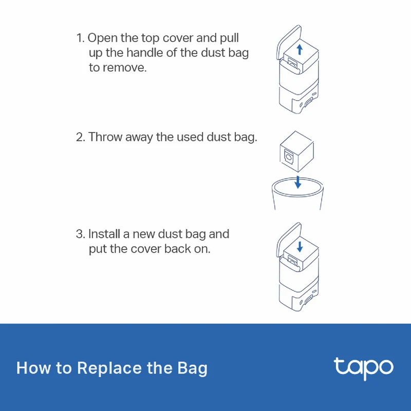 TP-LINK Tapo Robot Vacuum Disposable Dust Bag