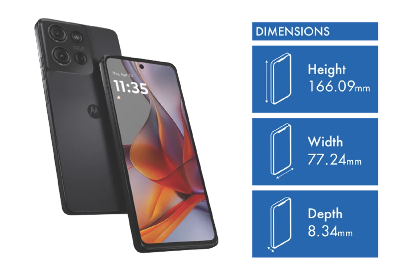 Motorola g75 5G 256GB Charcoal Grey