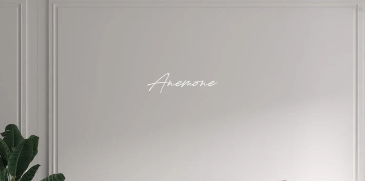 Custom text: Anemone