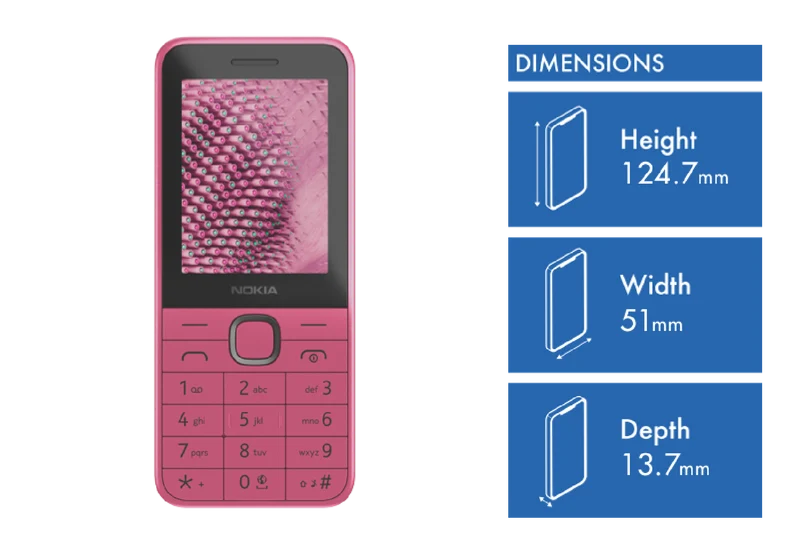 Nokia 225 4G Pink