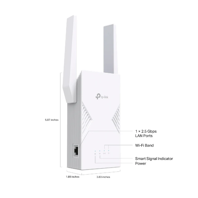 TP-LINK BE3600 Dual-Band Wi-Fi 7 Range Extender