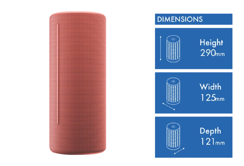 WeByLoewe WE HEAR 2 PORTABLE BLUETOOTH SPEAKER CR