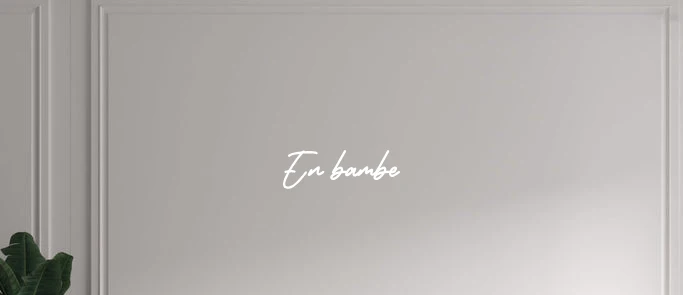 Custom text: En bambe