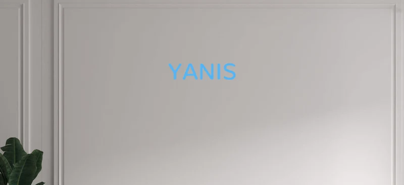 Custom text: YANIS