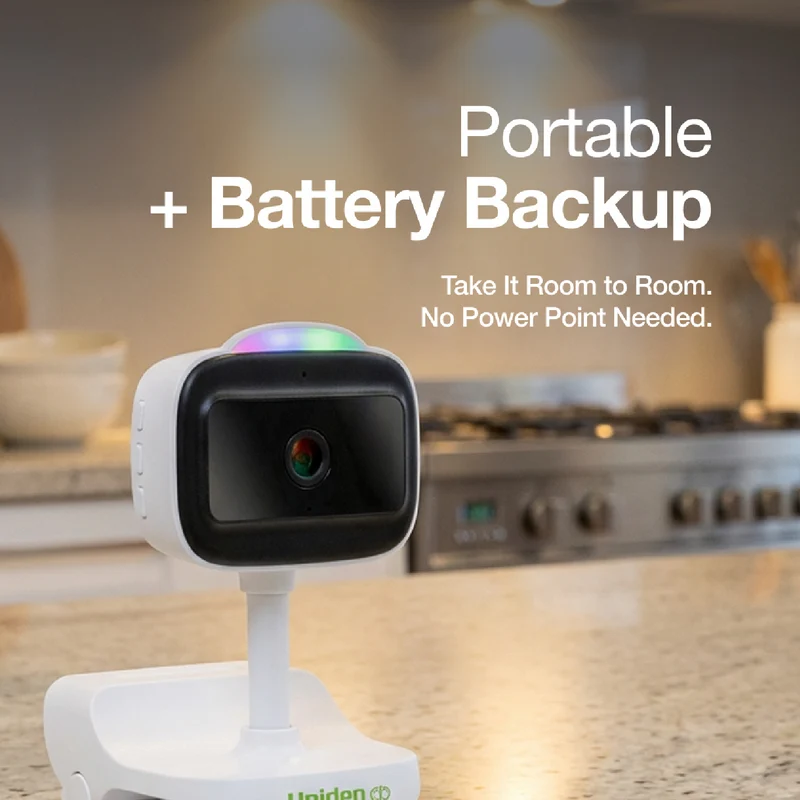 Uniden 4.3 Full HD Colour Baby Monitor with Clamp Camera