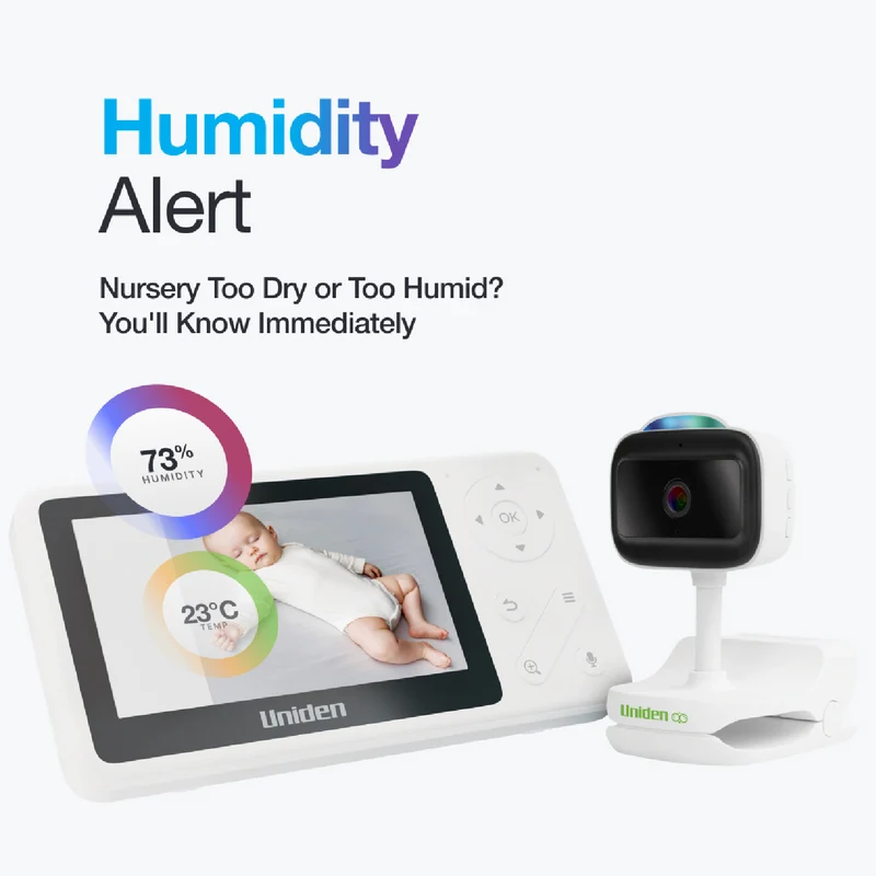 Uniden 4.3 Full HD Colour Baby Monitor with Clamp Camera