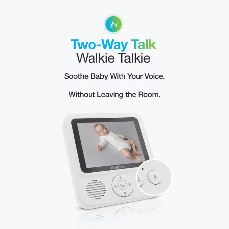 Uniden 2.8" Colour Display Baby Monitor