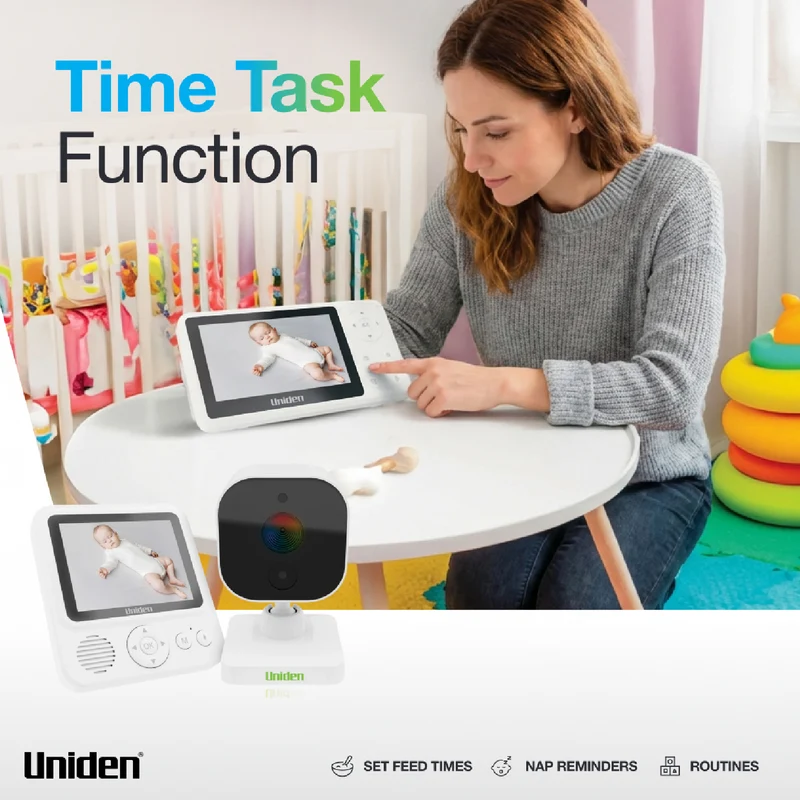 Uniden 2.8" Colour Display Baby Monitor