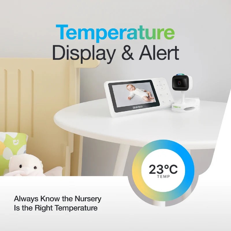Uniden 2.8" Colour Display Baby Monitor