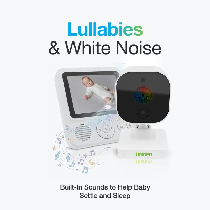 Uniden 2.8" Colour Display Baby Monitor